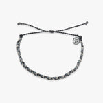 Pura Vida Steel Mini Braided Bracelet