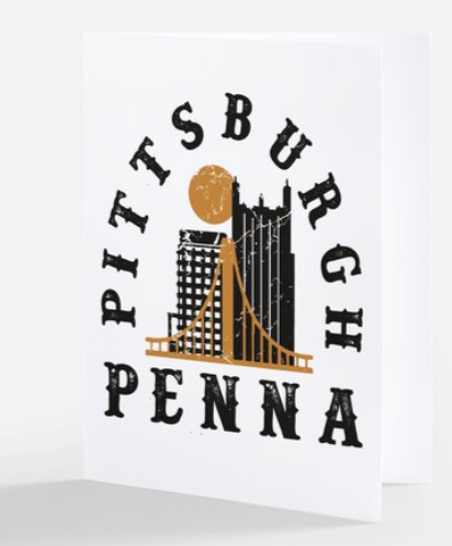 Pittsburgh Penna Card